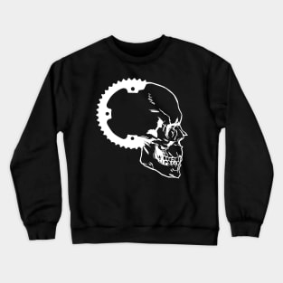 Downhill Mountainbike Skull MTB Mountainbiker Gift Crewneck Sweatshirt